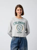 Camiseta Cropped para Mujer Columbus por 4.99€