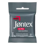 Preservativo da Jontex Ultra Resistente de 3 uni - R$ 1,99