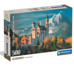 Puzzle 500 Piezas marca Clementoni Collection Neuschwanstein Castle Compact por 5,99€