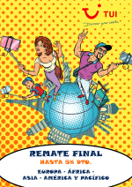 Promoción Remate final 5% destinos varios en Tui