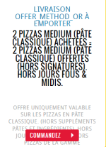 Plusieurs offres alléchantes chez Domino's Pizza