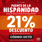 Descuento 21% Puente de la Hispanidad