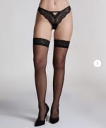 2 Pares de 15 Denier Medias Autosostenibles Cordón Negro a solo 5€