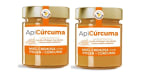 2 Botes de "ApiCúrcuma" Miel Cremosa Con Polen De Flores Y Cúrcuma - Tarro 250g por 7.75€