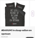 Hoge korting dekbedovertrek #darum