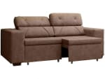 Sofá Retrátil Reclinável 3 Lugares Suede - Phormatta Evolution SMP - R$ 949,99