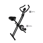 Bicicleta fitness plegable 47,5 x 65 x 126 cm (Con 6 funciones) por 69€
