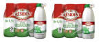 2 Pack 6 unidades de 1,5L de PRESIDENT Leche UHT Desnatada por 15.81€