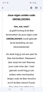 5 euro korting en gratis kerstsokken bij Beer in a box adventskalender