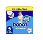 Pañales Dodot Bebé-Seco Talla 5 Dodot 108 unidades por solo 28,96€