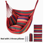 Hamaca de Punto Resistente jardín con dos cojines por 6,63€