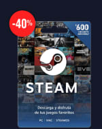 Saldo digital $600 para Steam por $37 en Claners
