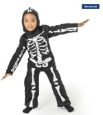 Déguisement combinaison squelette à 19,99€