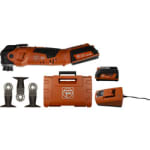 Fein AMM300 Multimaster Start 12V Li-ion accu multitool set (2x 3.0Ah) + 3 zaagbladen in koffer voor €229 bij Toolstation