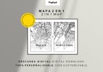 Mapa de Ciudades Doble Personalizable por 3,61€