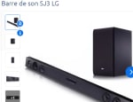 Barre de son LG avec Caisson sans fil à 199€