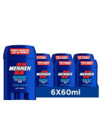 Lot de 6 Déodorants Homme 24H Mennen - Marine, Stick Large à , 14,67€Sans Alcool, Anti-Traces, 60 ml