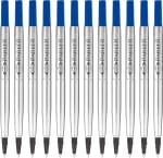Parker rollerbalpenvullingen, fijne punt, QUINK blauwe inkt, 12 stuks voor €13,80 bij Amazon