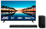 Smart TV JVC 55" 4K UHD + Barra de Sonido Subwoofer LG por $8,498 en Costco