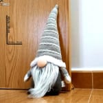 Tope de puerta decorativo con forma de gnomo