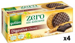 4 Paquetes de Gullón Galleta Digestive Chocolate,ZERO sin azúcar 270g por 6.99€