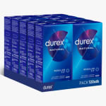 Preservativos Durex Natural Mayor Sensación Pack 120 condones por 39,06€