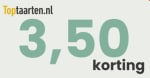 €3,50 korting op het gehele assortiment van Toptaarten