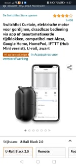 SwitchBot Curtain, elektrische motor