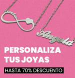 Hasta -70% de Descuento en Joyas Personalizadas.