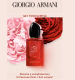 Gratis sample Giorgio Armani Sì Passione Éclat de Parfum bij Odore