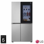 LG GSVV80PYLL Side-by-Side Fridge Freezer with InstaView (Stainless Steel) + 5 Year W