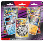Pack 2 Boosters Pokemon Ev06 + Ev03 + 3 Promos à 12,99€