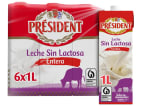 Pack 6 x 1L de Président - Leche Président Entera Sin Lactosa por 5.69€