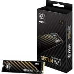MSI SPATIUM 1TB Internal SSD PCIe 4.0 NVMe M.2 for £41.20