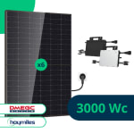 Kit Plug and play photovoltaique Hoymiles Bifacial - 3000W à 946,49€