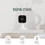 Blink Mini Indoor Plug-In Security Camera – 1080p HD, Motion Detection, Two-Way Audio