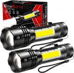 Linterna LED [2 Unidades], 2000 Lúmenes, Súper Brillante por 9.92€