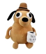This Is Fine Meme Coffee Dog juguete de peluche $6.600 Solo en AliExpress.com