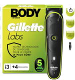 Gillette Labs Body + Intimate Men's Clipper i3, 4 Accessories, Black à 54,50€