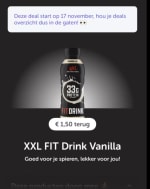 €1,50 korting op Fitdrinks