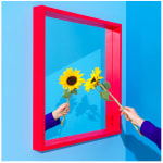 TURBOKASTANJ espejo rojo IKEA por 59,99€