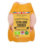 Waitrose Slower Reared Whole Chicken 2.3kg £6.44