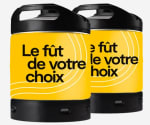 2 fûts de votre choix + 2 verres de votre choix à 50€