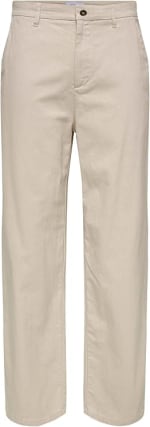 Only & Sons beige mannenbroek voor €12,40 bij Amazon