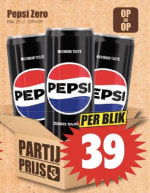 Pepsi Zero 250 ml blik voor €0,39 bij Dirk