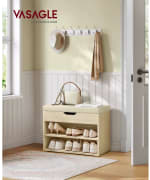 VASAGLE Banco Zapatero 60x30x44cm por 33,36€