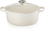 Le Creuset Signature Braadpan Meringue Rond 20 cm voor €107 bij Amazon