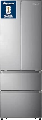 Fridgemaster MF70450ES French Door Fridge Freezer 485L, Total No Frost, Silver, 69.4D