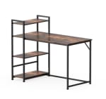 Bureau pratique FD5 avec 4 niveaux d'étagères à 99,99€