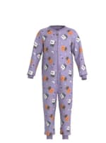 Pijama largo infantil Halloween lila por 5.99€